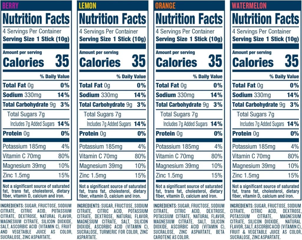 DripDrop Hydration - Electrolyte Powder Packets - Pineapple Coconut, Mango, Acai, Passion Fruit, Watermelon, Berry, Lemon, Orange, Fruit Punch, Grape, Strawberry Lemonade, Cherry - 48 Count