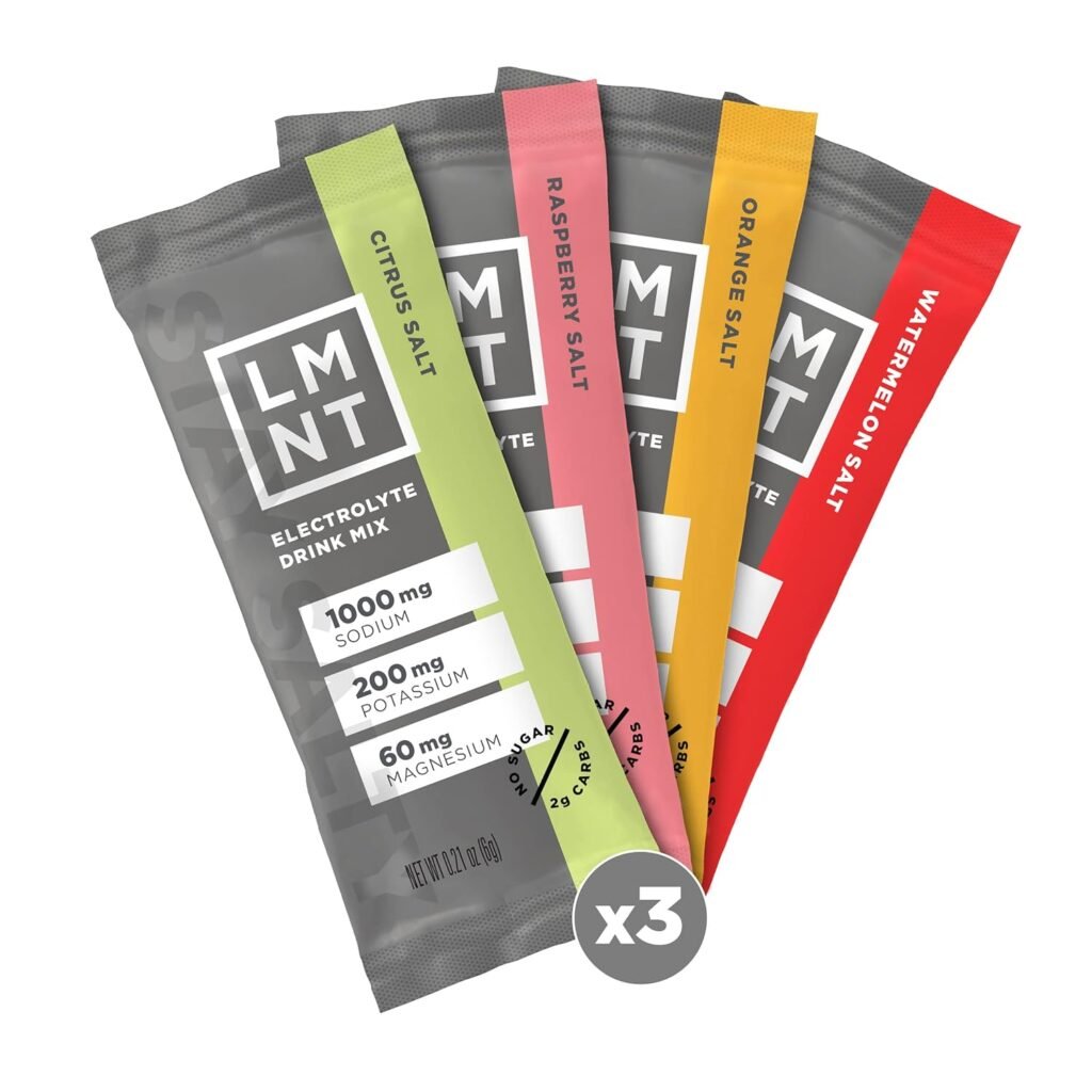 LMNT Zero-Sugar Electrolytes - Variety Pack - Hydration Powder Packets | No Artificial Ingredients | Keto  Paleo Friendly | 12 Sticks