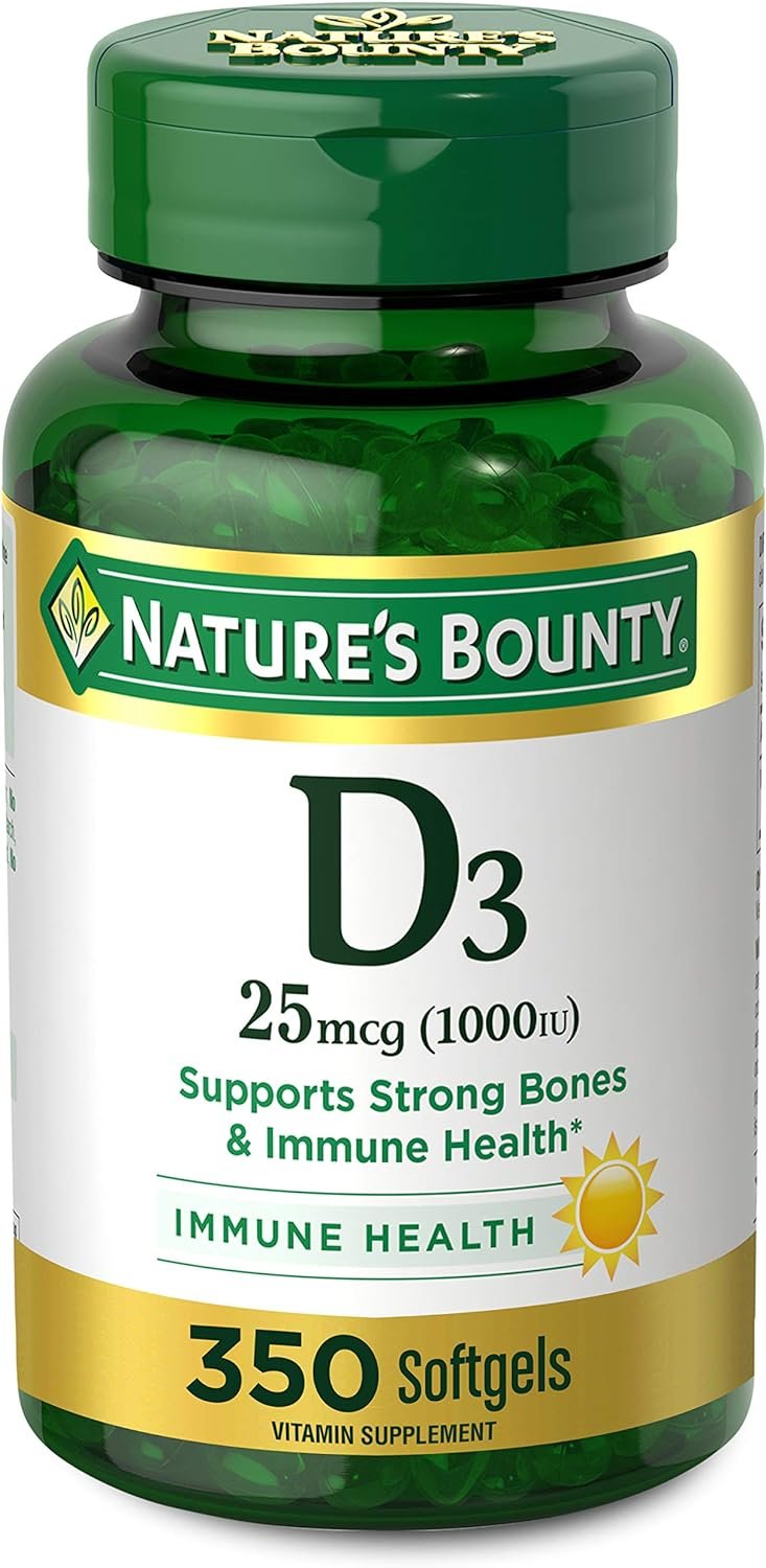 Nature’s Bounty Vitamin D3 Softgels Review