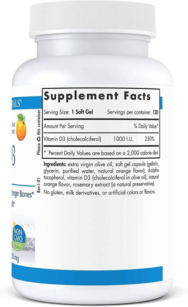 Nordic Naturals Pro Vitamin D3 1000 Iu Vitamin D3 Cholecalciferol