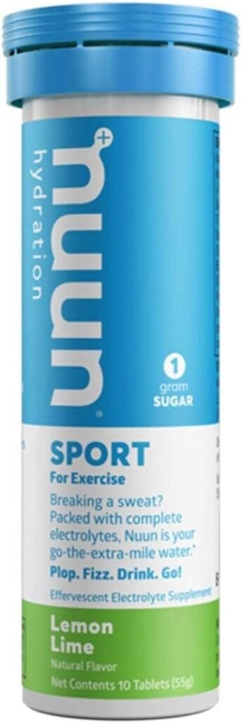 Nuun Beverage Tube Lemon Lime Tablet, 10 ct (811660020501)