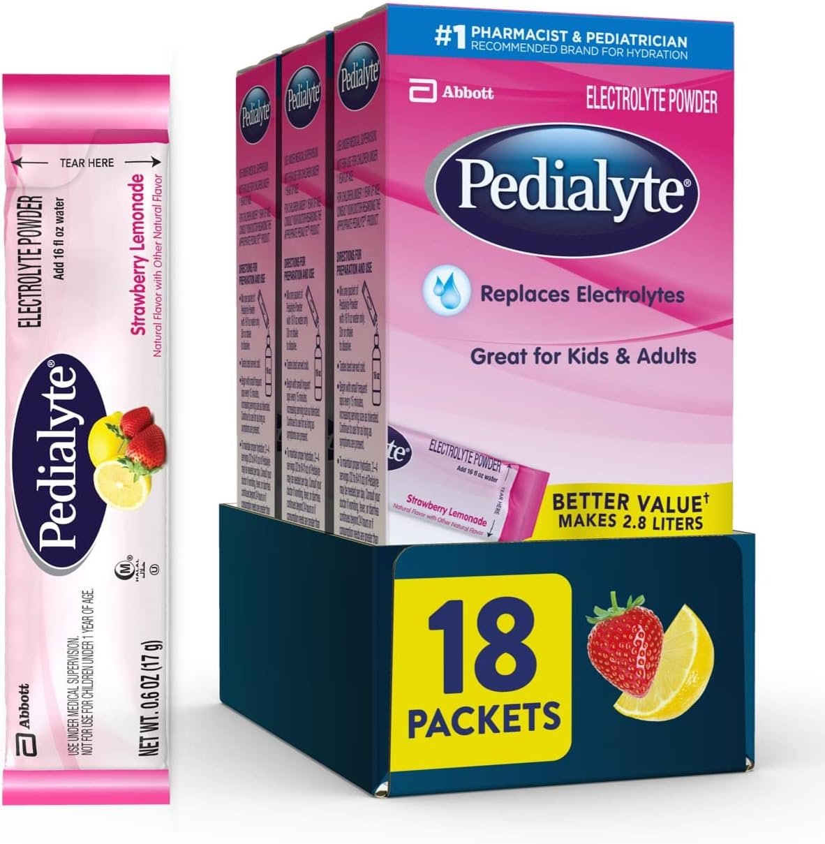 Pedialyte Electrolyte Powder Packets Review