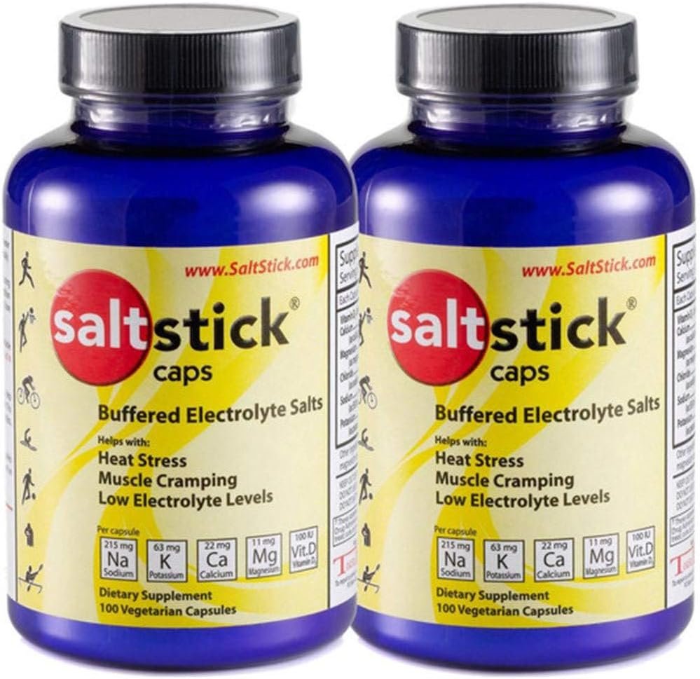 SaltStick Caps Electrolyte Replacement 100 Count (200 Capsules)