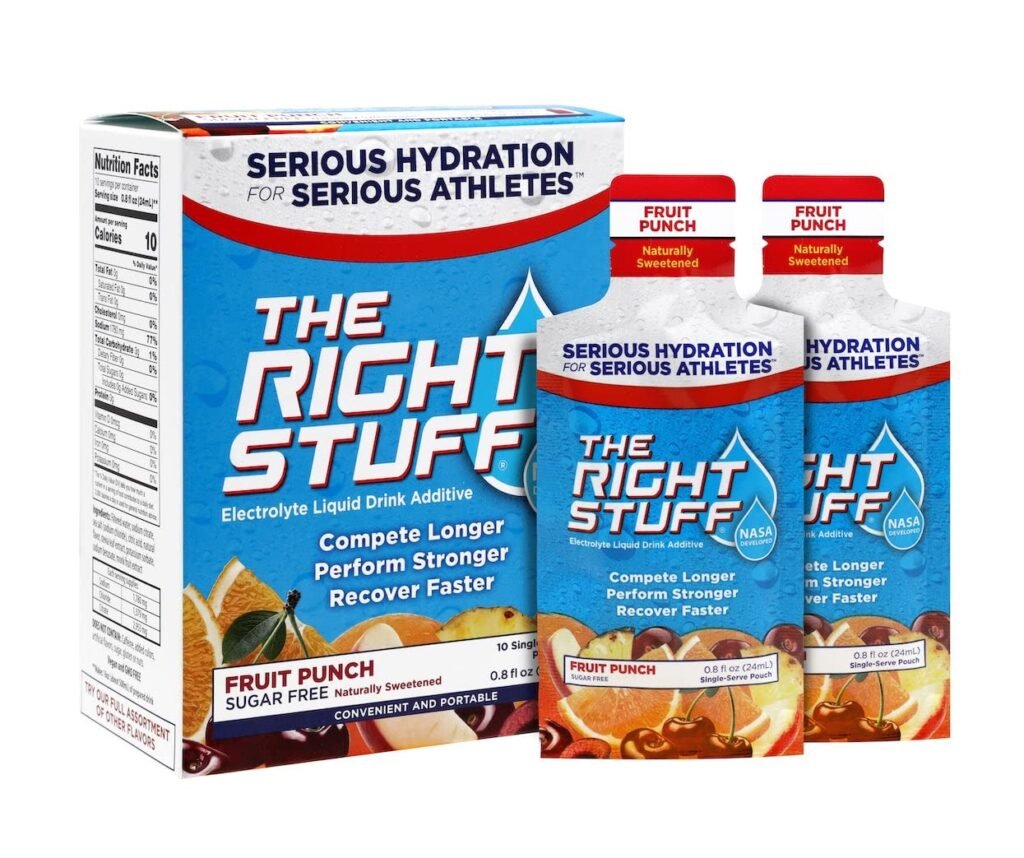 The Right Stuff Electrolyte Drink additive Std - Retail 10-Pouch Box - Lemon-Lime