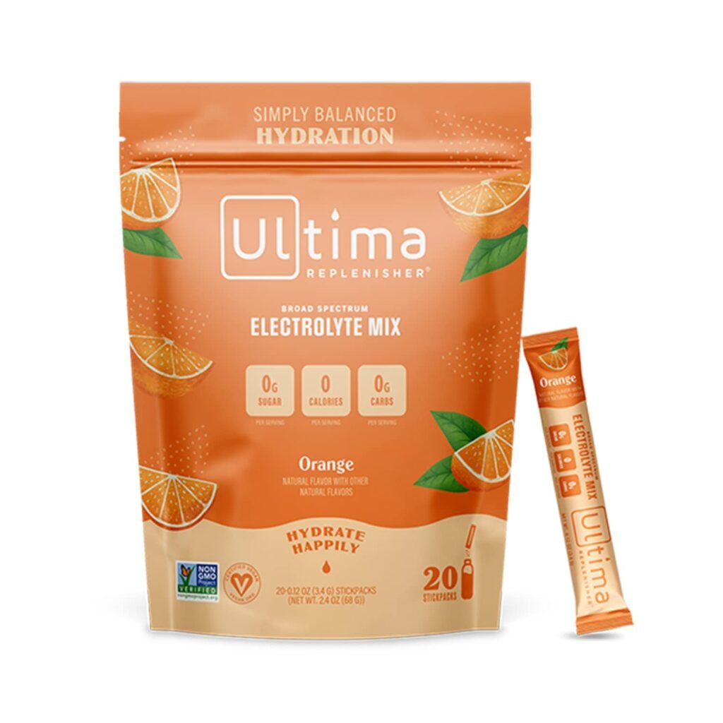 Ultima Replenisher Hydration Electrolyte Packets- 18 Count- Keto  Sugar Free- On the Go Convenience- Feel Replenished, Revitalized- Non-GMO  Vegan Electrolyte Drink Mix- Mocktini Variety